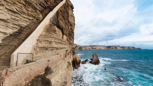 Escalier Du Roy Daragon Sejour Exception Bonifacio