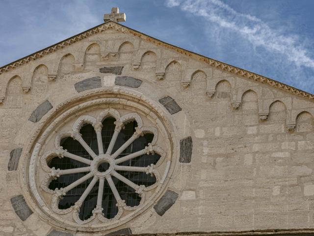 Rosace église Saint-Dominique Bonifacio