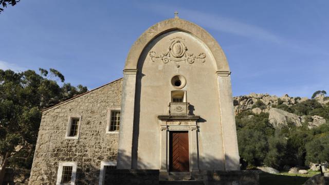 Entrée de l'Ermitage de la Trinité à Bonifacio