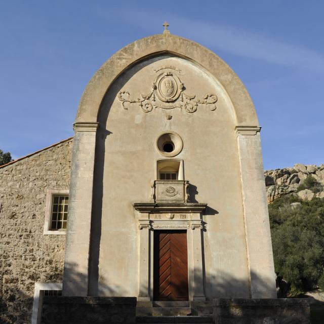 Entrée de l'Ermitage de la Trinité à Bonifacio