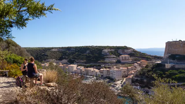 Vue Marina Strada Vecia Bonifacio