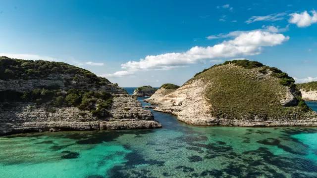 Vue Plage Fazzio Bonifacio