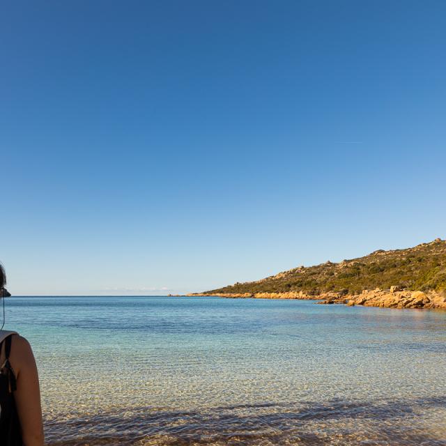 Balade Femme Dos Plage Paragan Bonifacio