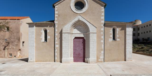 Eglise Saint Dominique Vue Exterieure Bonifacio