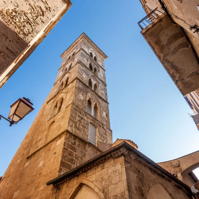 Eglise Sainte Marie Majeure Clocher Bonifacio