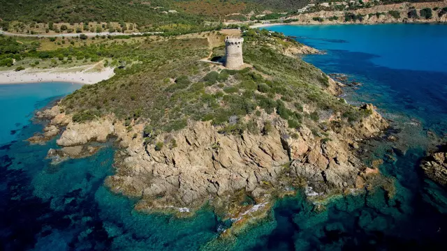 Plage Fautea Tour Sud Corse