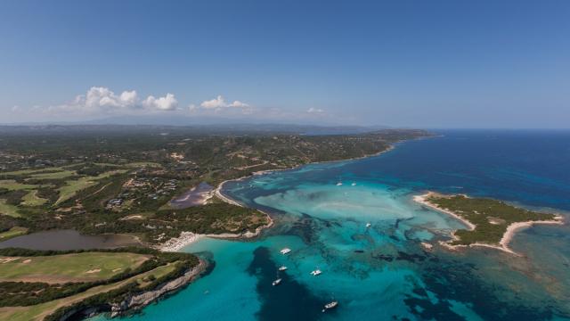 Plage Piantarella Vue Arienne Bonifacio