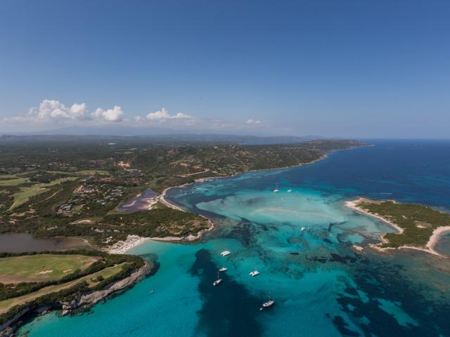 Plage Piantarella Vue Arienne Bonifacio