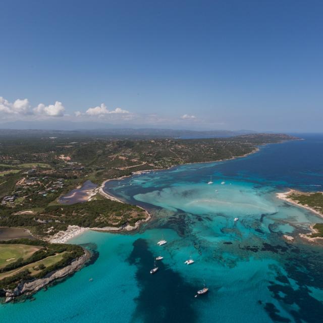 Plage Piantarella Vue Arienne Bonifacio