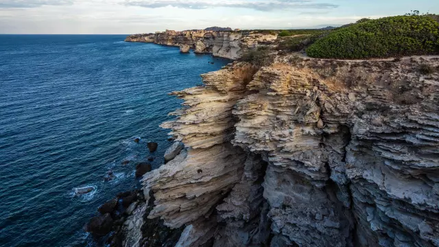 Strates Falaises Campu Rumanilu Bonifacio