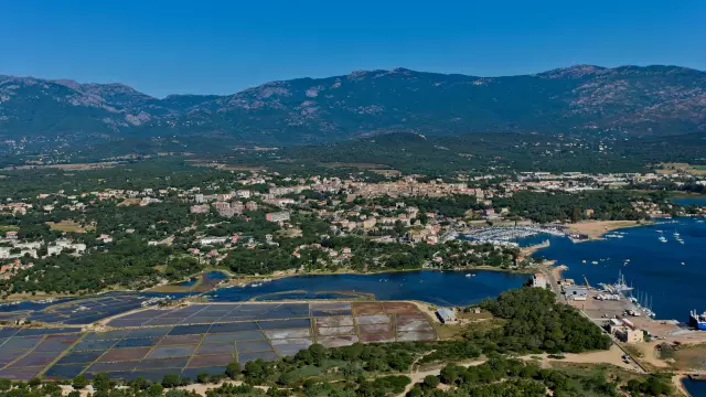 Vue Aerienne Marais Salant Porto Vecchio Sud Corse