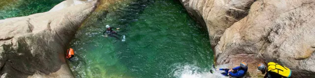 Canyoning Piscine Naturelle Alta Rocca Sud Corse