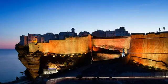 Citadelle Bastion Eclairee Bonifacio