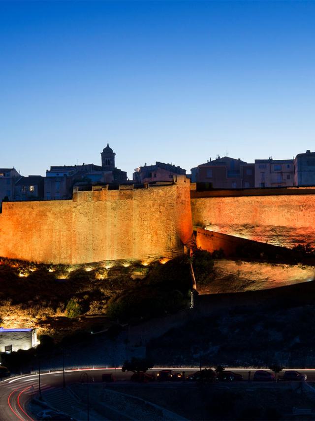 Citadelle Bastion Eclairee Bonifacio