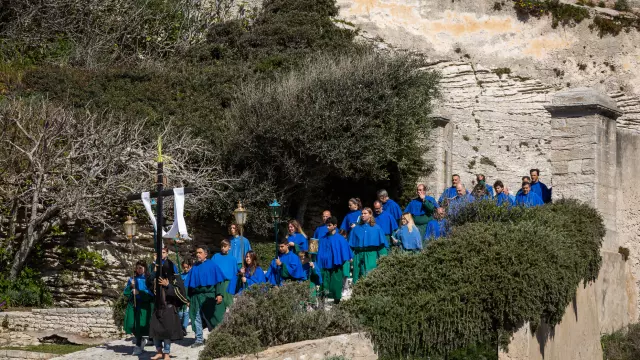 Procession Vendredi Matin Semaine Sainte Bonifacio