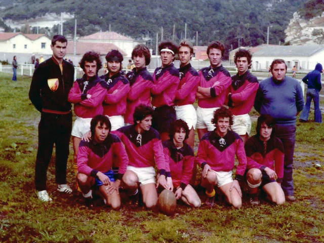 Equipe JSB XIII Saison 1976 1977 Parcours Patrimoine Sportif Bonifacio